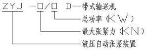 ZYJ液壓拉緊型號(hào)說明